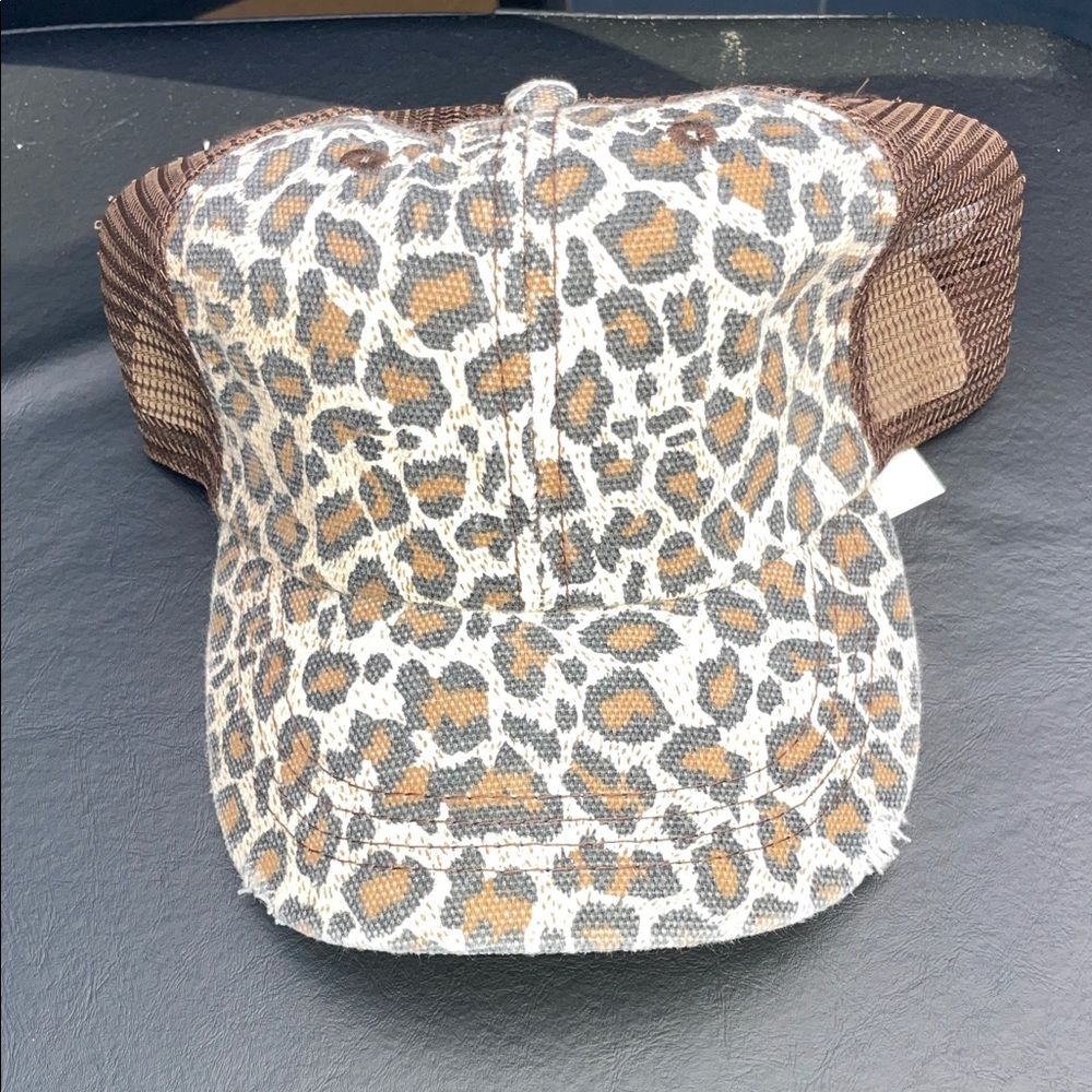 Leopard Print Trucker Hat